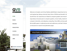 Tablet Screenshot of gvrlab.sejong.ac.kr
